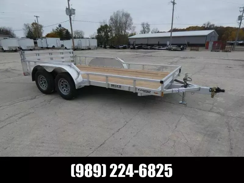 Legend Trailers 7' x 14' Open Aluminum Utility Trailer For Sale - Absolute Best Built Aluminum Ut