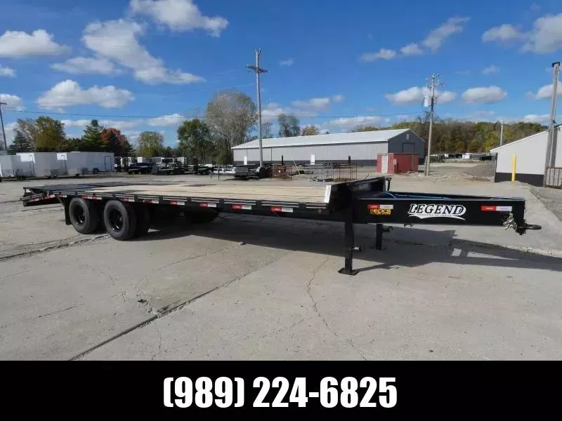 Legend Trailers of Texas 102" x 25' Deckover Equipment Trailer For Sale - 12K Axles - Flexible Bu