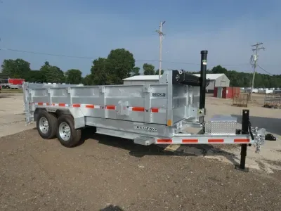 2027 Legend Trailers 7' x 16' Galvanized Dump Trailer with Telescopic Lift  - Corrosion Resistant