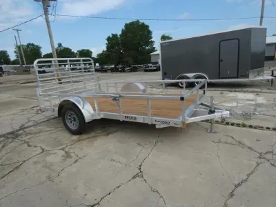 2027 Legend Trailers Open Deluxe Single Axle 7' x 12' Open Aluminum Utility Trailer - Absolute Be
