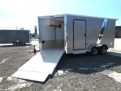 2027 Legend Trailers Explorer 7.5' x 19' Snowmobile/All Sport Trailer - Only 7.5' Wide w/ NO Interio