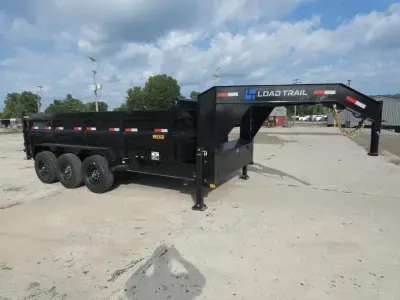 2026 Load Trail 7' X 16' Low-Pro Gooseneck Dump Trailer - 21K Weight Rating - Flexible Financing 