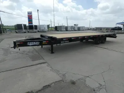 2026 Legend Trailers of Texas 102" x 25' Deckover Equipment Trailer - High Tensile Steel - Flexib