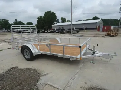 2027 Legend Trailers Open Deluxe Single Axle 6' x 12' Open Aluminum Utility Trailer - Absolute Be