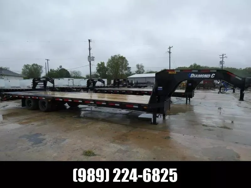 Diamond C Trailers 102" x 32' Gooseneck Equipment Trailer For Sale - 25K Weight Rating - $0 Down Fin