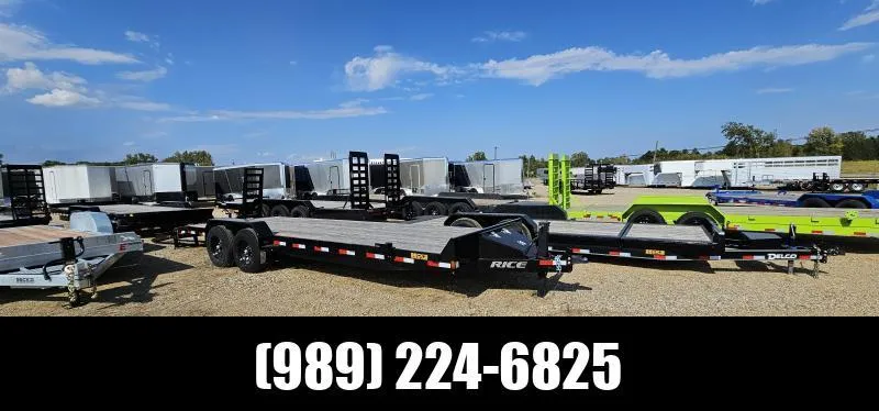 Rice 82" x 24' Equipment Trailer - Flexible Financing Options & Low Monthly Payments