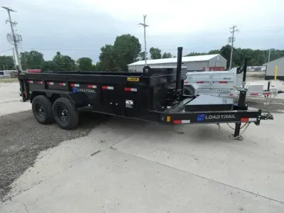 2027 Load Trail 7' x 14' Low Pro Dump Trailer - 7 Gauge Floor - Personal & Business Financing Ava
