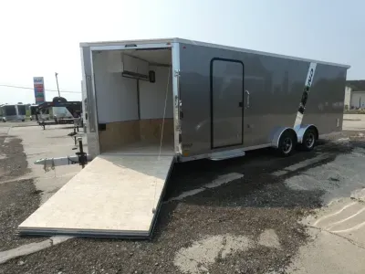 2027 Legend Trailers Explorer 7.5' x 27' Snowmobile/All Sport Trailer - Only 7.5' Wide w/ NO Interio