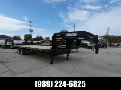Legend Trailers of Texas 102" x 25' Gooseneck Equipment Trailer - High Tensile Steel - Flexible Fina