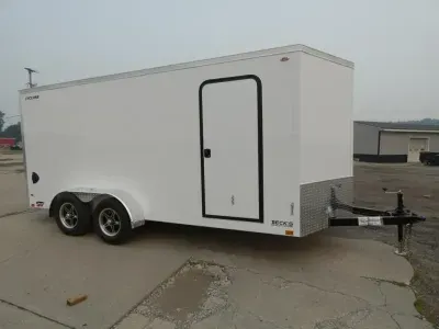 2027 Legend Trailers Cyclone V-Nose 7' x 18' Enclosed Car Hauler Trailer for Sale - Torsion Axles