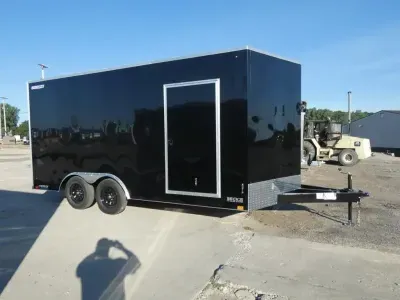 2027 Legend Trailers Cyclone CES V-Nose 8.5' x 18' Enclosed Car Hauler Trailer for Sale - Flexibl