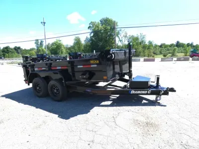 2026 Diamond C Trailers MDT 6.5' x 12' Low Profile Dump Trailer - 6K Axles - Flexible Financing Opti