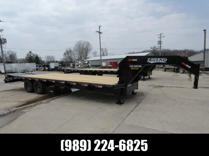 Legend Trailers of Texas 102" x 25' Gooseneck Equipment Trailer For Sale - 8K Axles - Flexible Finan