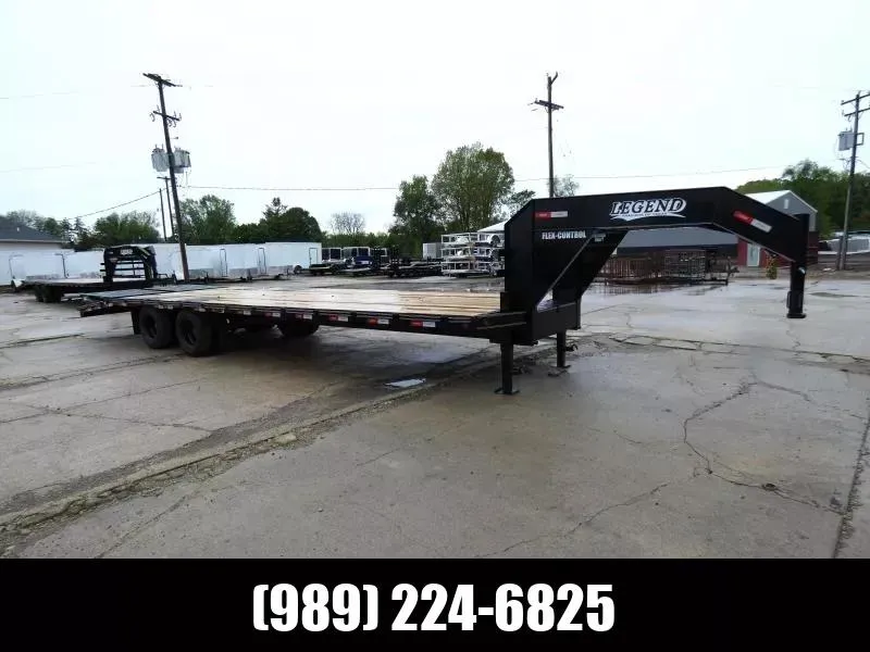 Legend Trailers 102" x 30' Low Pro Gooseneck Trailer For Sale - 12K Axles - Flexible Business & Pers