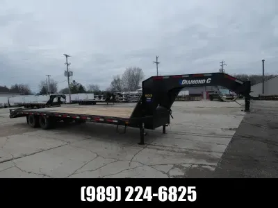Diamond C Trailers 102" x 30' Gooseneck Equipment Trailer For Sale - 12K Axles - $0 Down Financing A