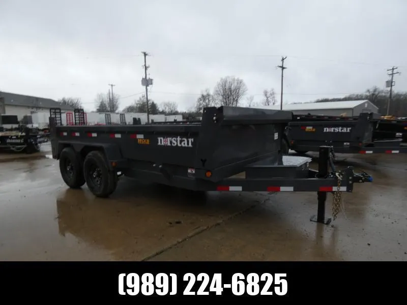Norstar 7' x 14' Dump Trailer For Sale - Flexible $0 Down Financing Options Available W.A.C.
