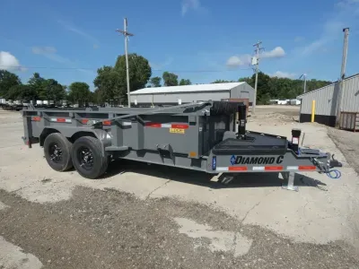 2027 Diamond C Trailers 7' x 14' Low Profile Dump Trailer - Loaded With Features - Flexible Financin