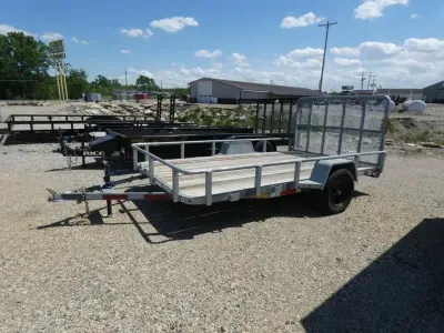 Galvanized 7' x 12' Utility Trailer For Sale - Corrosion Resistant - CLEARANCE UNIT