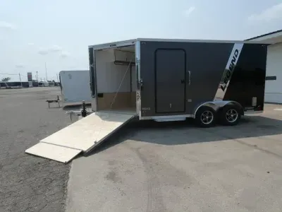 2027 Legend Trailers Explorer 7.5' x 19' Snowmobile/All Sport Trailer - Only 7.5' Wide w/ NO Interio