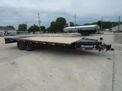 2026 Diamond C Trailers 102" x 20' Deckover Equipment Trailer - Flexible Financing Options