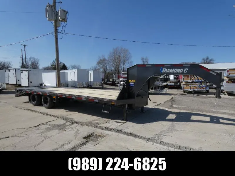 Diamond C Trailers 102" x 25' Gooseneck Equipment Trailer For Sale - 25K Weight Rating - $0 Down Fin