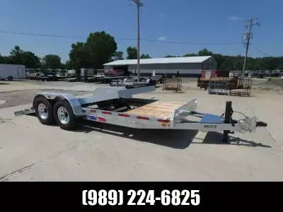 Galvanized 7' x 20' Tilt Deck Equipment Trailer For Sale - Corrosion Resistant - Flexible Financing 