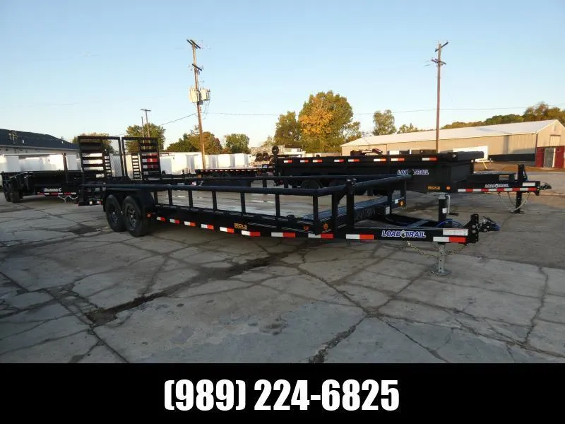 Load Trail 83" X 24' Tandem Car Hauler W/Side Rails For Sale- Flexible Financing Options & Low Month