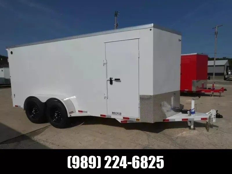 Delco Trailers 7' X 18' Enclosed Cargo Trailer - EXTREME DUTY CONSTRUCTION - 7K Torsion Axles - F