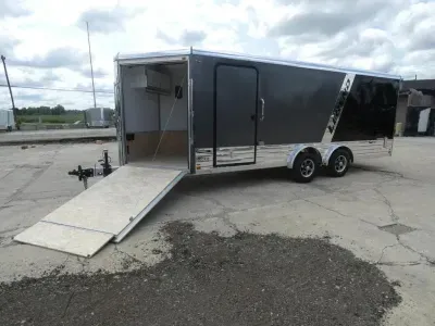2027 Legend Trailers Deluxe Snow 8' x 24' Snowmobile/All Sport Trailer - 5200# Torsion Axles - Fl