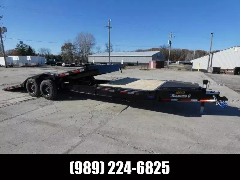 2026 Diamond C Trailers HXD 102" x 24' Tilt Deck Equipment Trailer - 23K Weight Rating - Full Wid