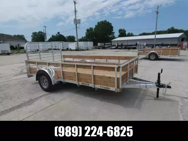 Legend Trailers 6' x 12' Aluminum Utility Trailer For Sale - Triple Tube Tongue - $0 Down Financi