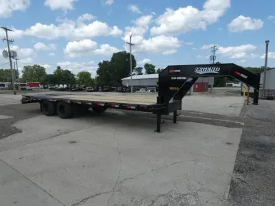 2026 Legend Trailers of Texas 102" x 25' Low Pro Gooseneck Trailer - High Tensile Steel - Pieced Bea