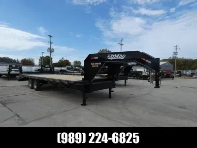 Legend Trailers of Texas 102" x 25' Gooseneck Equipment Trailer - High Tensile Steel - Flexible Fina