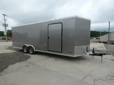 2027 Legend Trailers Thunder V-Nose 8.5'x26' Aluminum Enclosed Car Hauler - 5200# Torsion Axles -