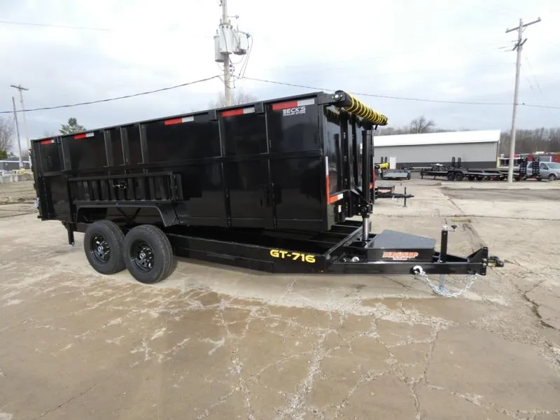 2026 DuraDump 7' x 16' Dump Trailer For Sale - 4' Sides - Telescopic Lift - Flexible Financing