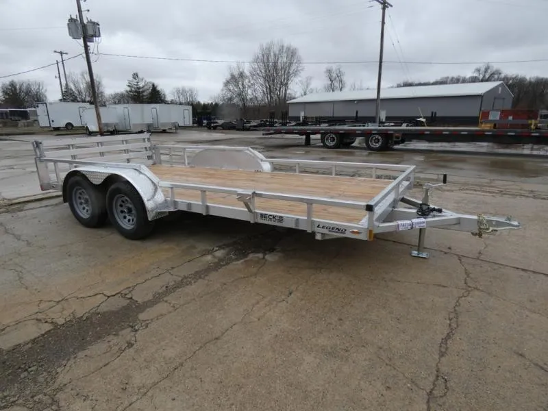 Legend Trailers 7' x 16' Open Aluminum Utility Trailer For Sale - Best Built Aluminum Utility Tra