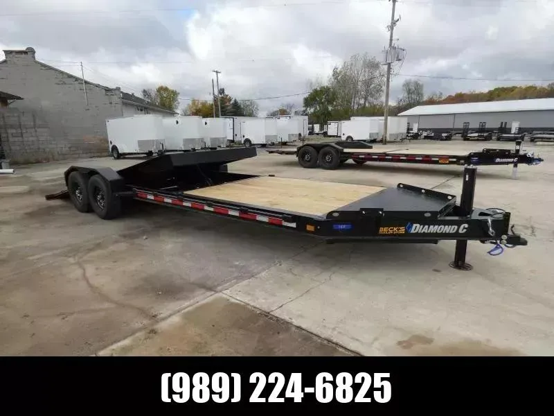 Diamond C Trailers HDT 7' x 24' Tilt Deck Equipment Trailer - Flexible Personal & Business Financ
