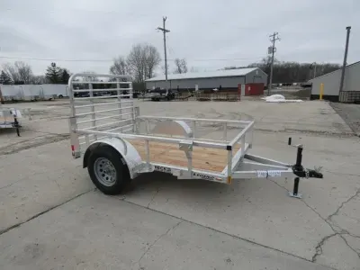 2026 Legend Trailers Open Deluxe Single Axle 5' x 8' Aluminum Utility Trailer - Built in Michigan