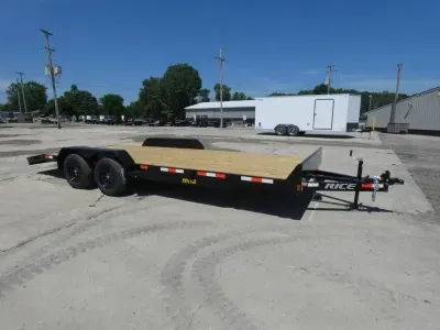 2026 Rice Trailers 7' x 20' Open Car Hauler - Flexible Financing Options