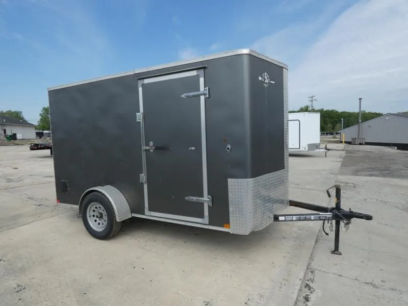 2017 Carry-On Used Single Axle 6' x 12' Enclosed Cargo Trailer - New Trade