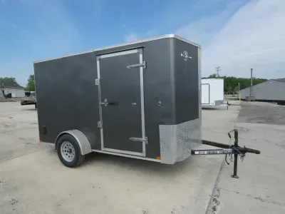 2017 Carry-On Used Single Axle 6' x 12' Enclosed Cargo Trailer - New Trade