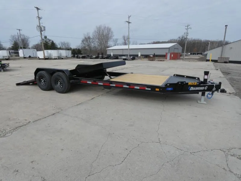 2026 Diamond C Trailers HDT 7' x 22' Tilt Deck Equipment Trailer - Flexible Personal & Business F