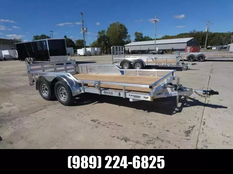 Legend Trailers 7' x 14' Open Aluminum Utility Trailer For Sale - Absolute Best Built Aluminum Ut