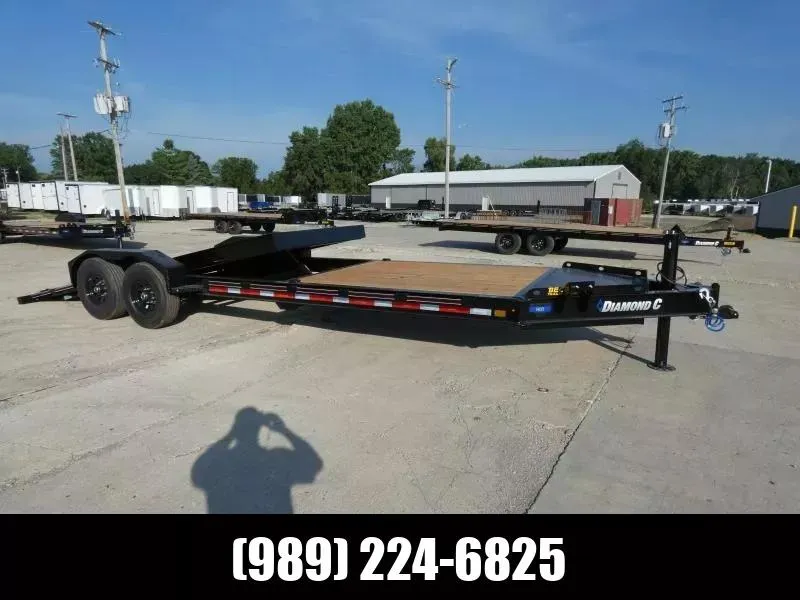 Diamond C Trailers HDT 7' x 24' Tilt Deck Equipment Trailer - Flexible Personal & Business Financing
