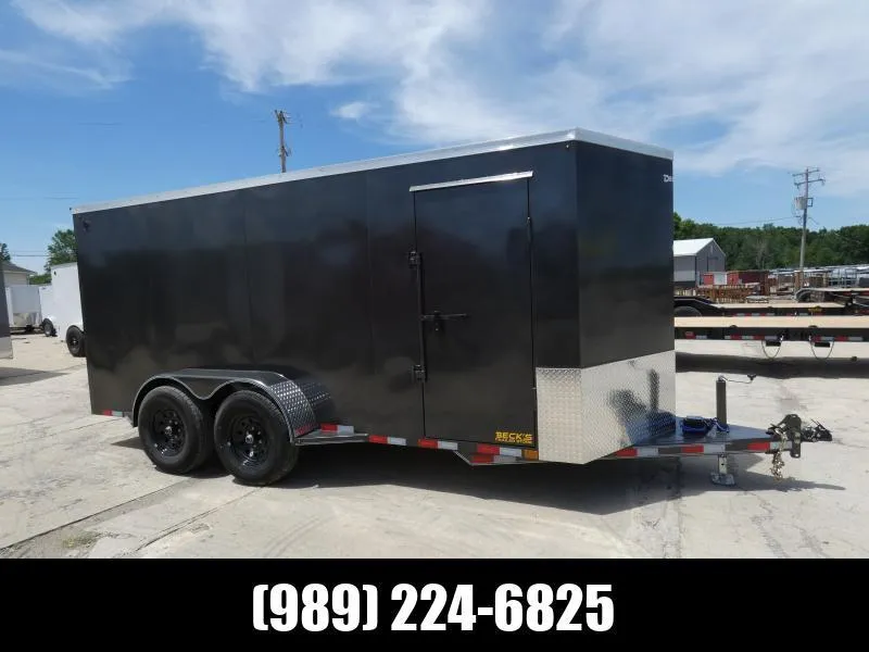 Delco Trailers 7' X 18' Enclosed Cargo Trailer - EXTREME DUTY CONSTRUCTION - Flexible Personal & 