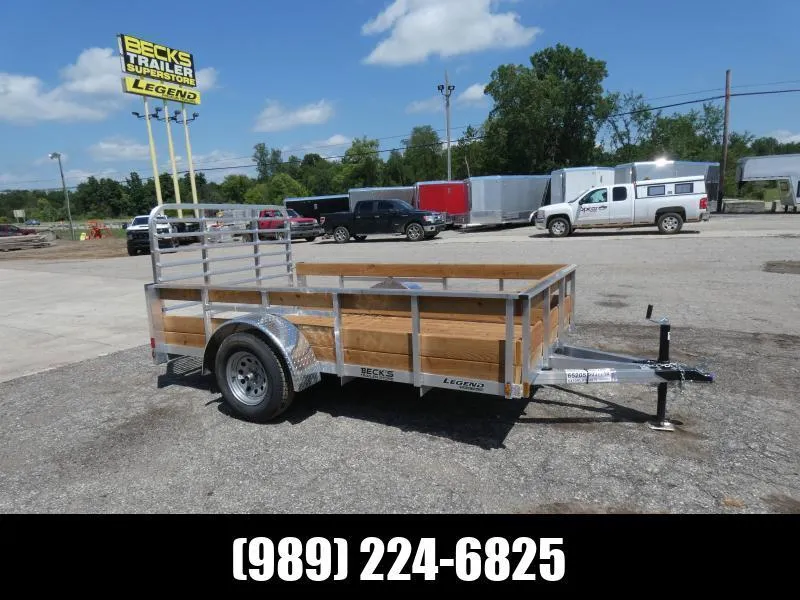 Legend Trailers 6' x 10' Aluminum Utility Trailer For Sale - Triple Tube Tongue - $0 Down Financing 
