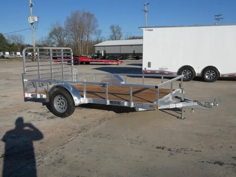 Legend Trailers 7' x 12' Open Aluminum Utility Trailer For Sale - Absolute Best Built Aluminum Ut
