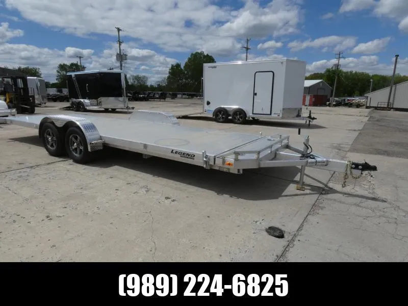 Legend Trailers 7' x 24' Aluminum Tilt Deck Open Car Hauler - $0 Down Financing Available