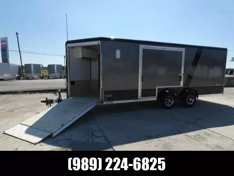 Legend Trailers Deluxe Snow 8' x 24' Snowmobile / All Sport Trailer - 5200# Torsion Axles - Flexi
