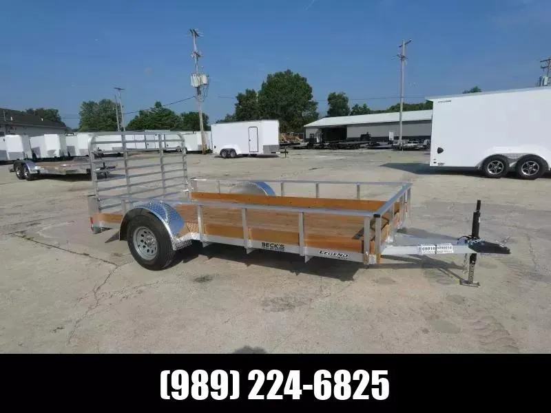 2026 Legend Trailers 6' x 10' Aluminum Utility Trailer For Sale - Triple Tube Tongue - Built in MI